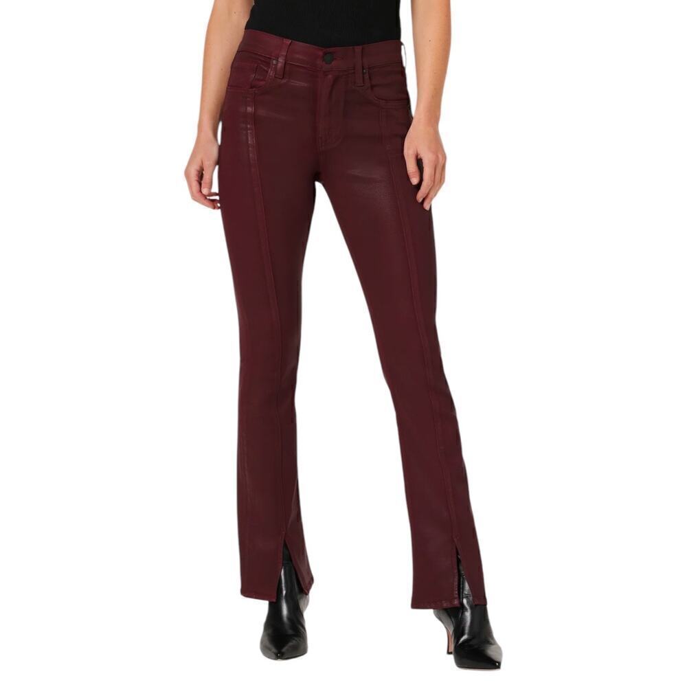 New Women’s Hudson Barbara High-Rise Baby Bootcut Jean w/ Slit Hem Size 25